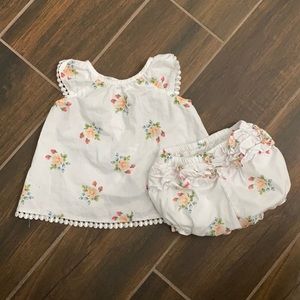 🎀 Janie and Jack Floral Two Piece Set
